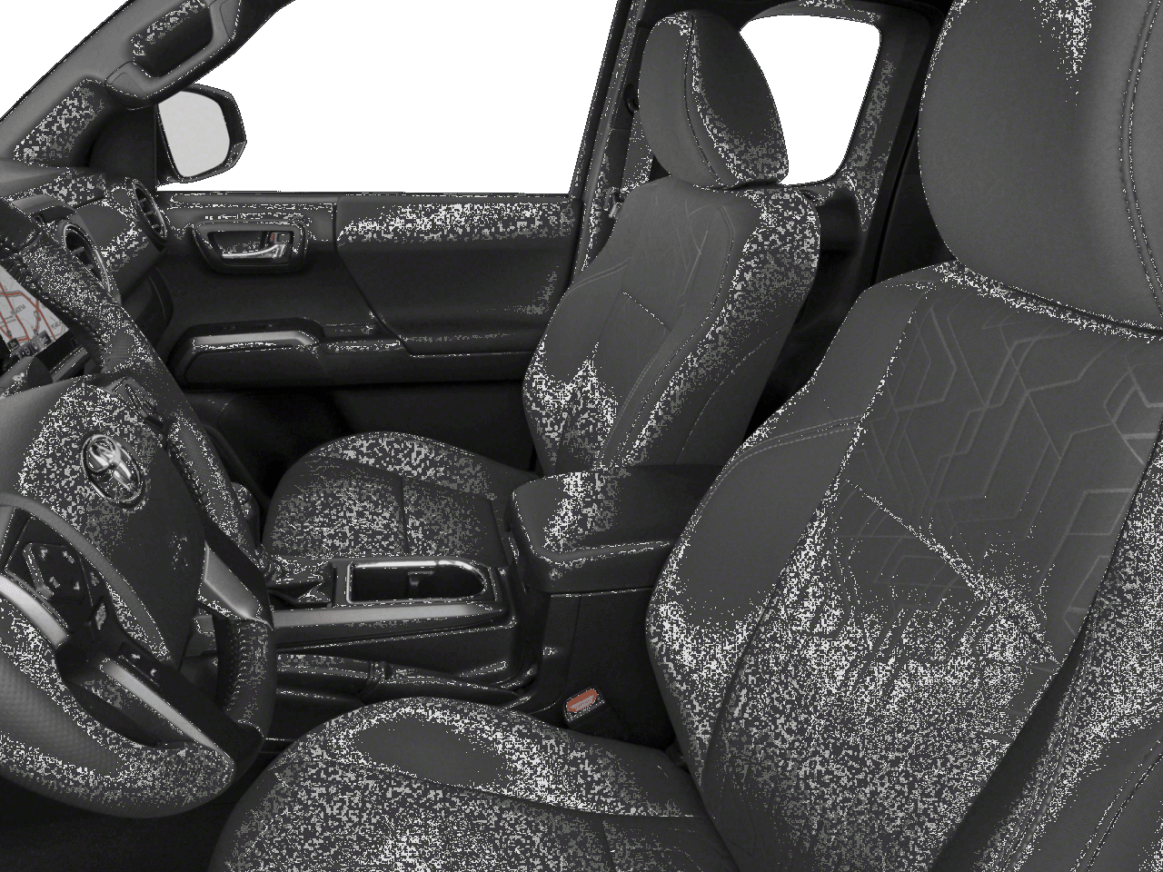 2018 Toyota Tacoma TRD Sport - Interior Driver's Side with Door Open, Front Seat Feature