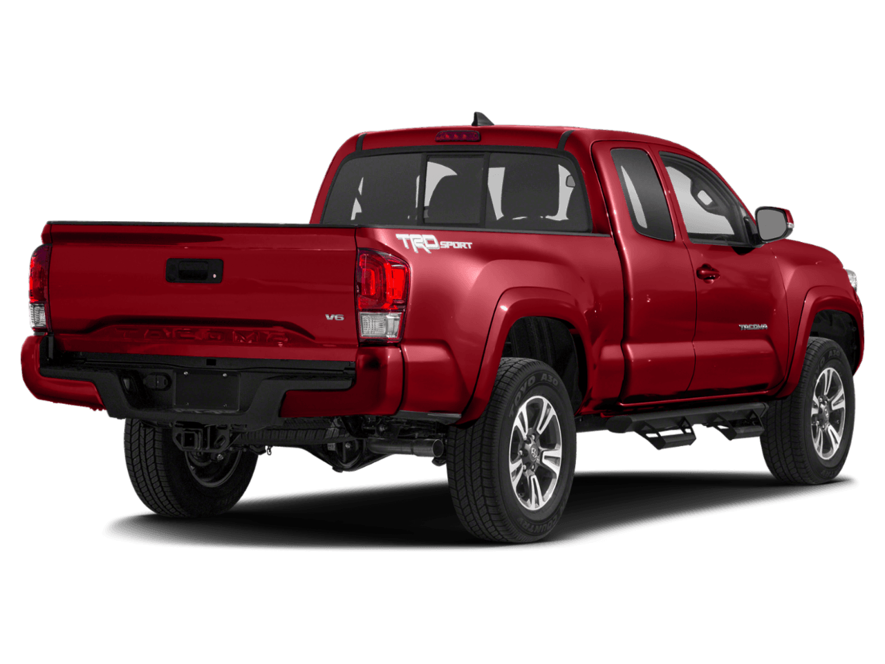 2018 Toyota Tacoma TRD Sport - Rear 3/4, facing to the right