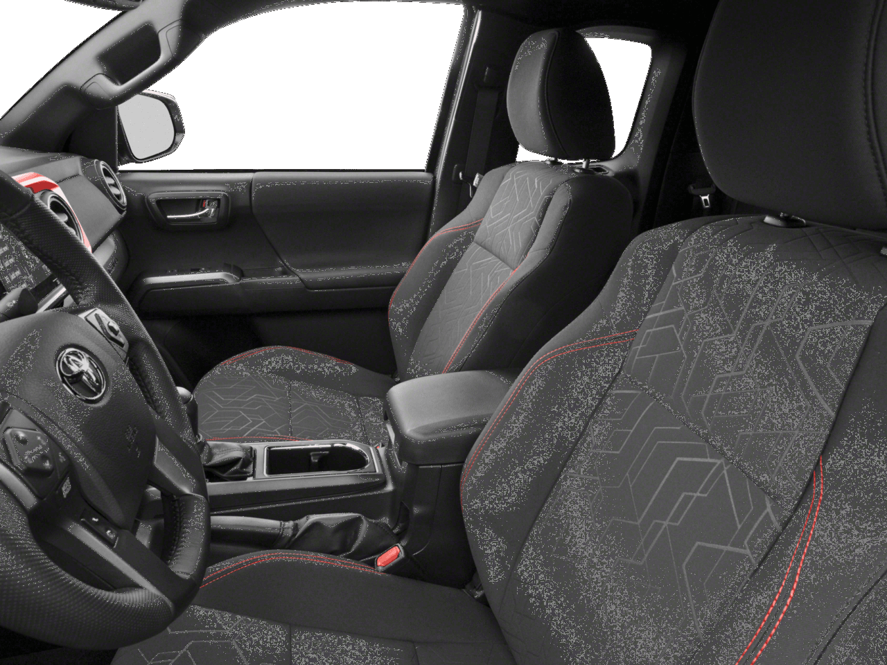 2018 Toyota Tacoma TRD Off Road - Interior Driver's Side with Door Open, Front Seat Feature