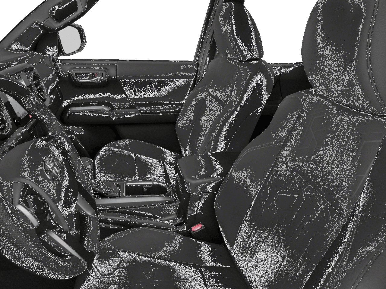 2018 Toyota Tacoma TRD Sport - Interior Driver's Side with Door Open, Front Seat Feature