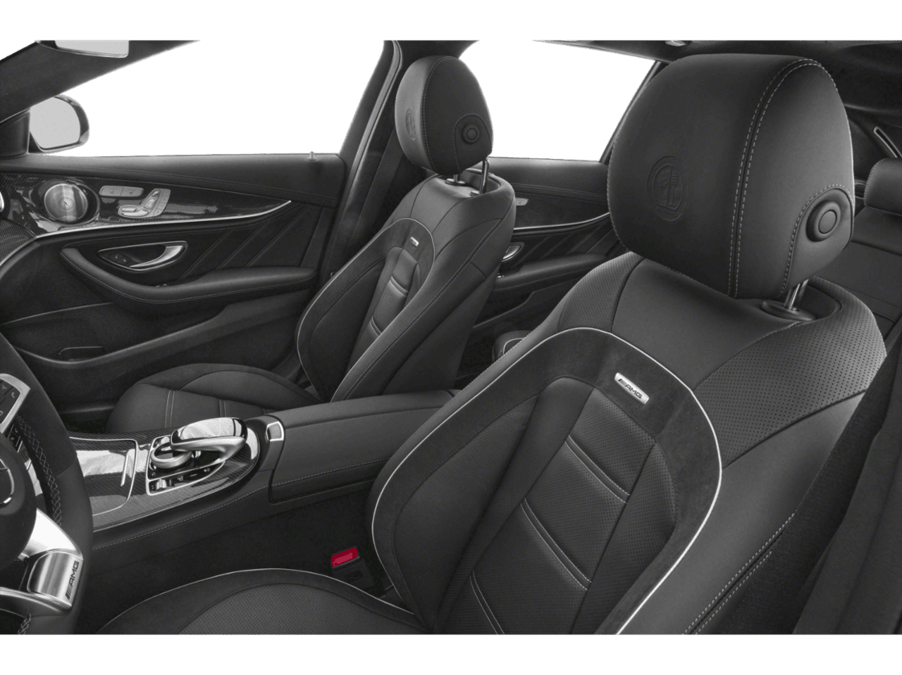 2018 Mercedes-Benz E-Class AMG E 63 S - Interior Driver's Side with Door Open, Front Seat Feature
