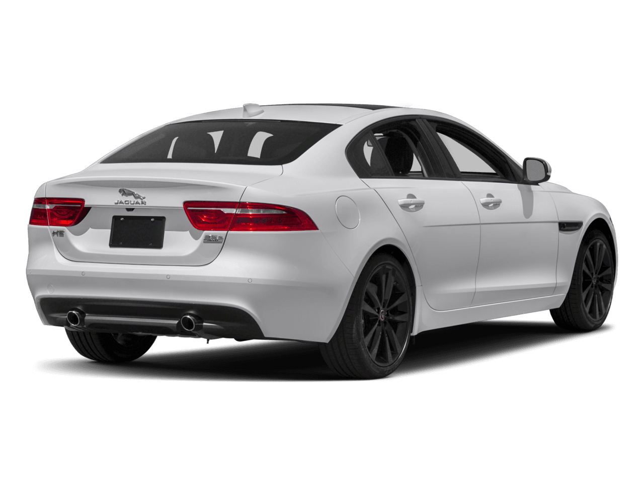 2018 Jaguar XE 30t Prestige - Rear 3/4, facing to the right