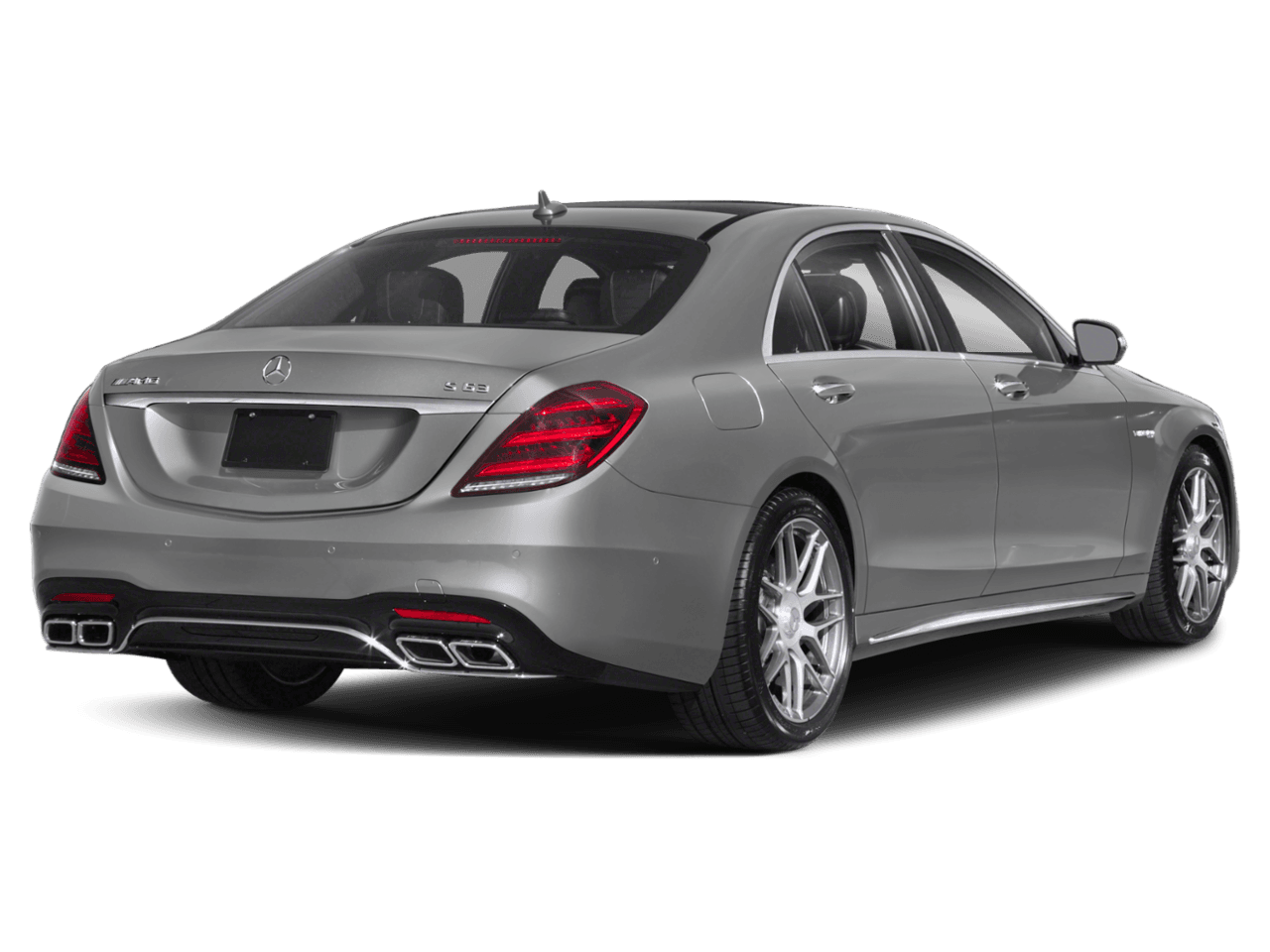 2018 Mercedes-Benz S-Class AMG S 63 - Rear 3/4, facing to the right