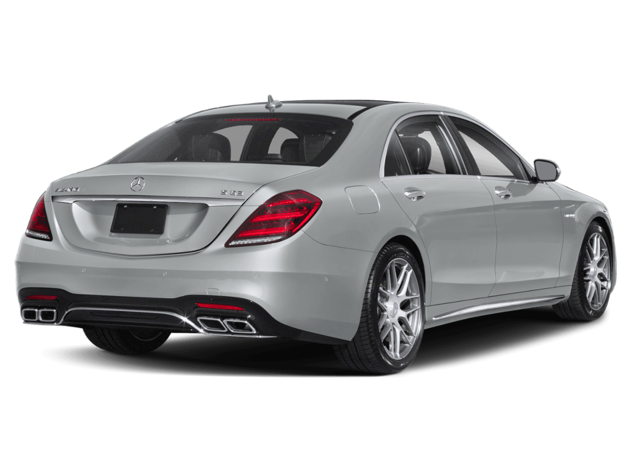 2018 Mercedes-Benz S-Class AMG S 63 - Rear 3/4, facing to the right