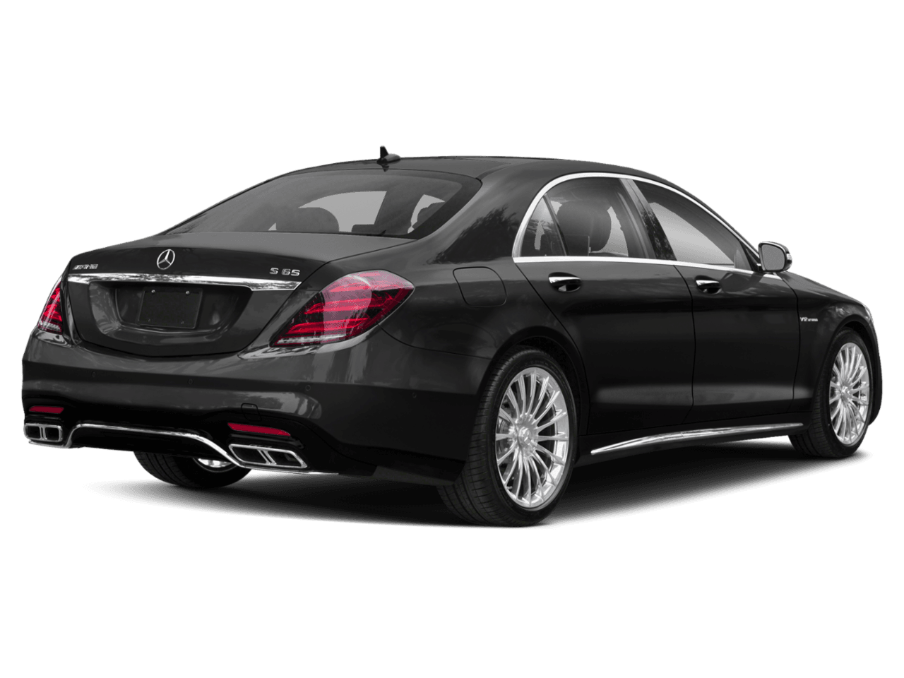 2018 Mercedes-Benz S-Class AMG S 65 - Rear 3/4, facing to the right