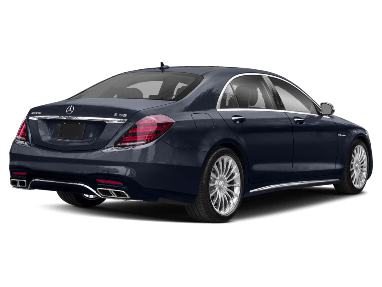 2018 Mercedes-Benz S-Class AMG S 65 - Rear 3/4, facing to the right