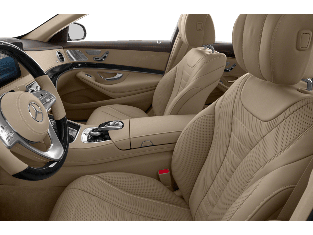 2018 Mercedes-Benz S-Class S 560 - Interior Driver's Side with Door Open, Front Seat Feature