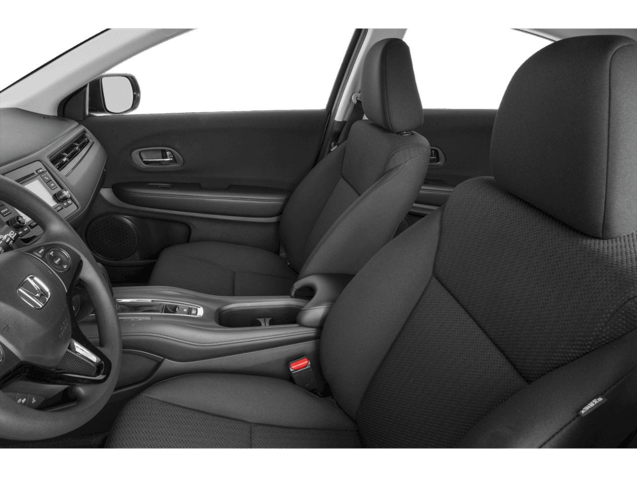 2018 Honda HR-V LX - Interior Driver's Side with Door Open, Front Seat Feature