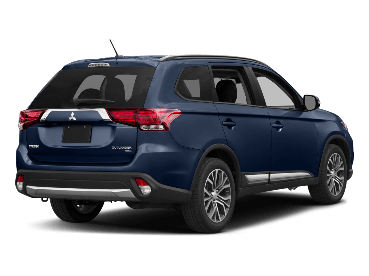 2018 Mitsubishi Outlander LE - Rear 3/4, facing to the right