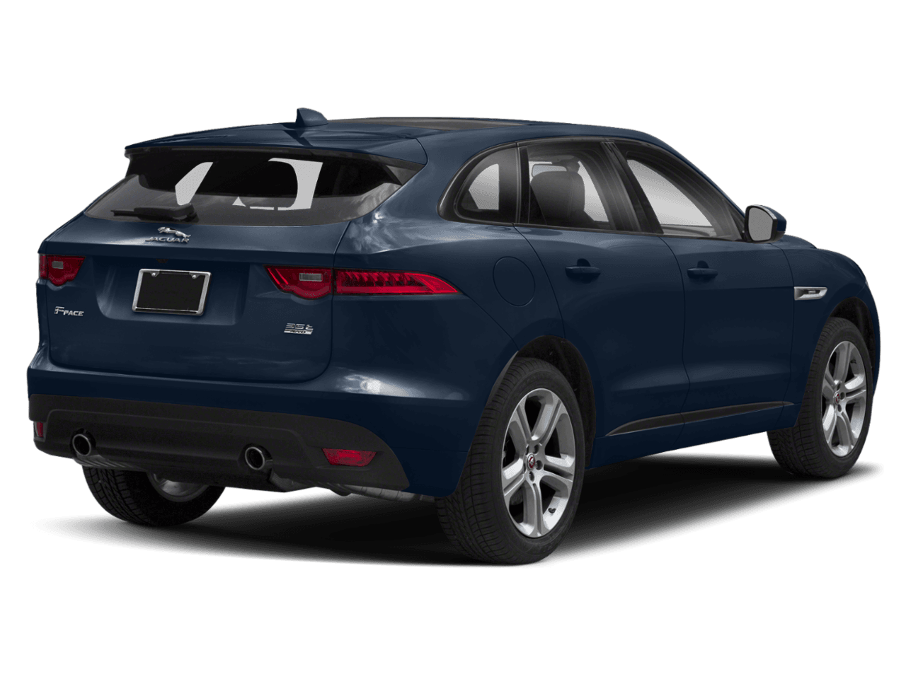 2018 Jaguar F-PACE 30t R-Sport - Rear 3/4, facing to the right