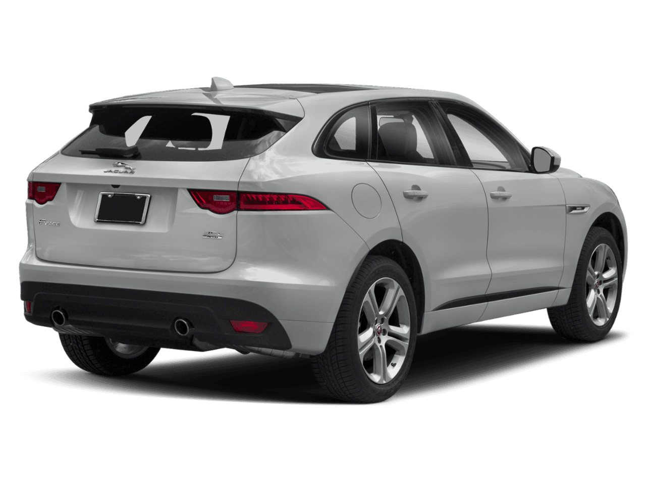 2018 Jaguar F-PACE 30t R-Sport - Rear 3/4, facing to the right