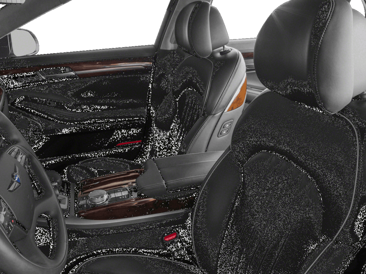2018 Genesis G90 5.0L Ultimate - Interior Driver's Side with Door Open, Front Seat Feature