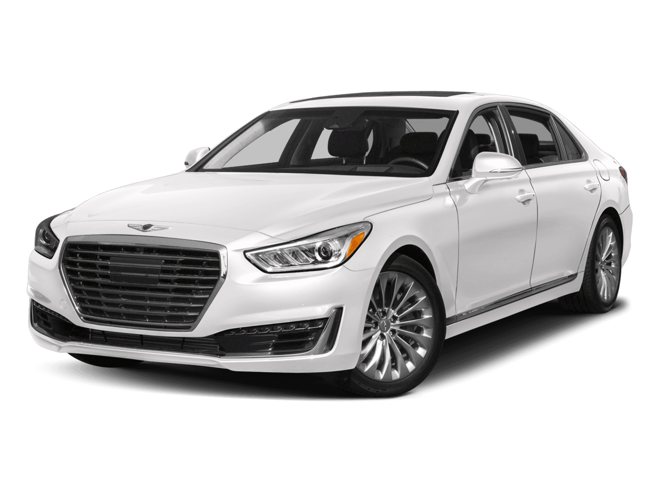 2018 Genesis G90 5.0L Ultimate - Front 3/4, facing to the left