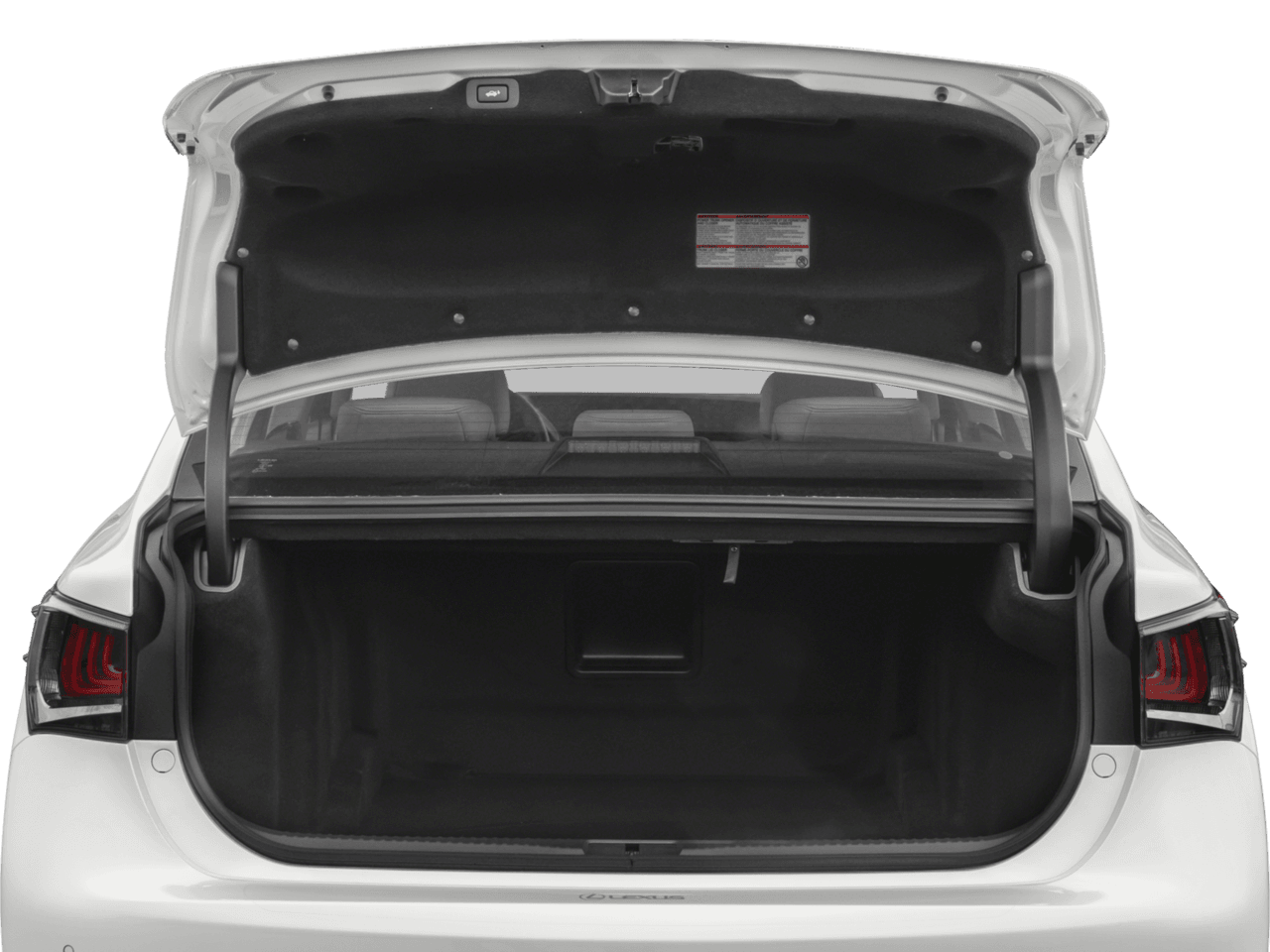 2018 Lexus GS GS 350 - Interior Trunk with Hatch Open Feature