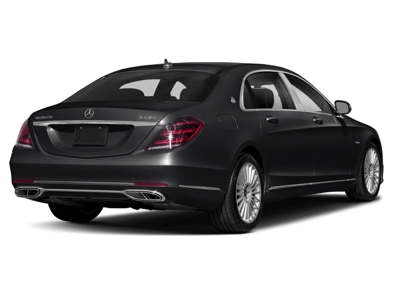 2018 Mercedes-Benz S-Class Maybach S 560 - Rear 3/4, facing to the right