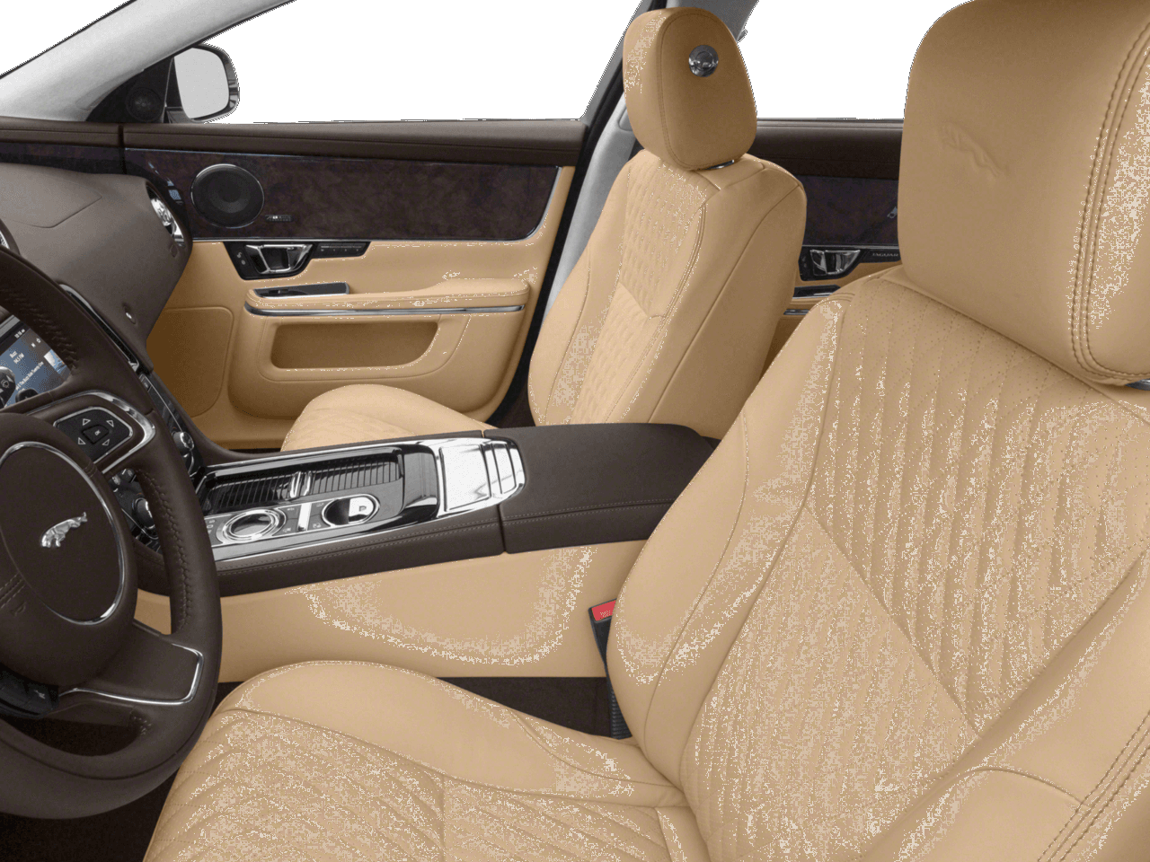 2018 Jaguar XJ XJL Portfolio - Interior Driver's Side with Door Open, Front Seat Feature