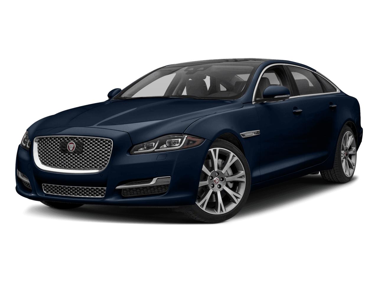 2018 Jaguar XJ XJL Portfolio - Front 3/4, facing to the left