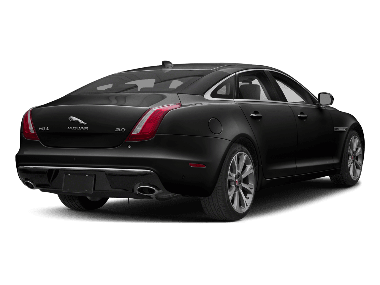 2018 Jaguar XJ XJL Portfolio - Rear 3/4, facing to the right