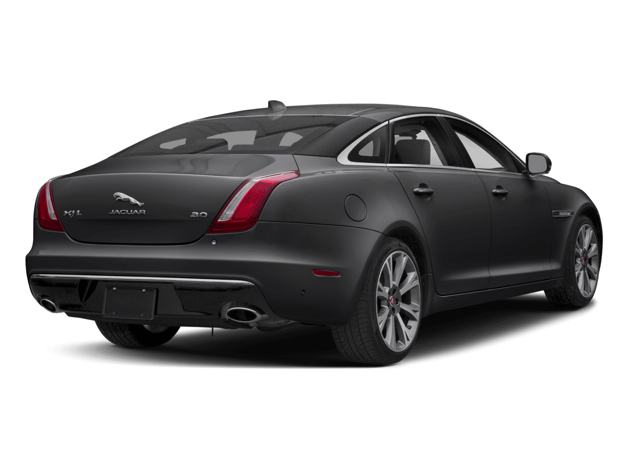 2018 Jaguar XJ XJL Portfolio - Rear 3/4, facing to the right