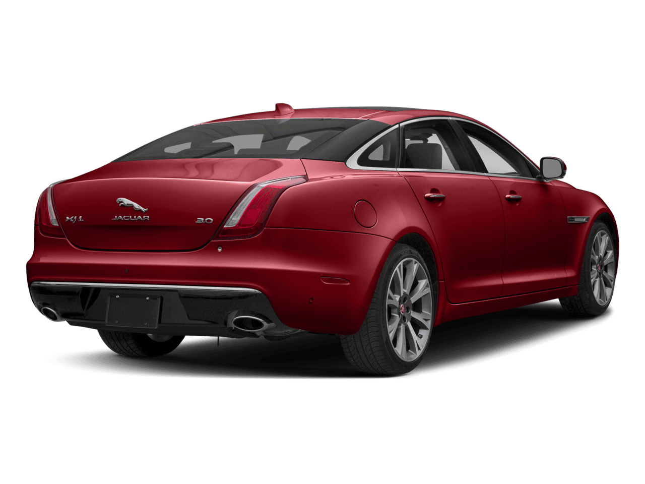 2018 Jaguar XJ XJL Portfolio - Rear 3/4, facing to the right