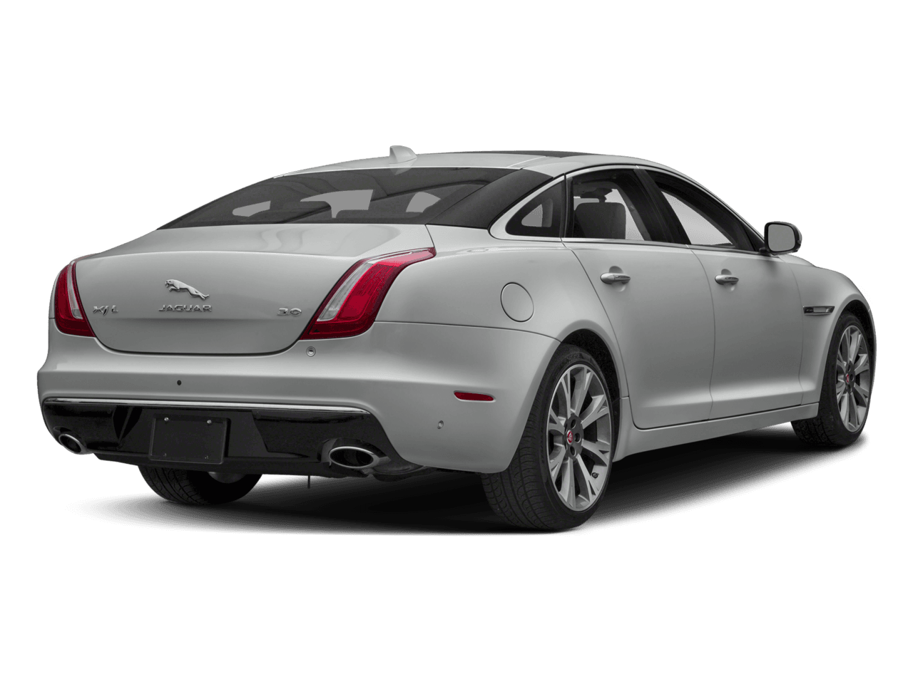 2018 Jaguar XJ XJL Portfolio - Rear 3/4, facing to the right