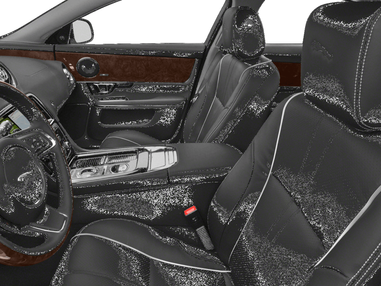 2018 Jaguar XJ XJ R-Sport - Interior Driver's Side with Door Open, Front Seat Feature