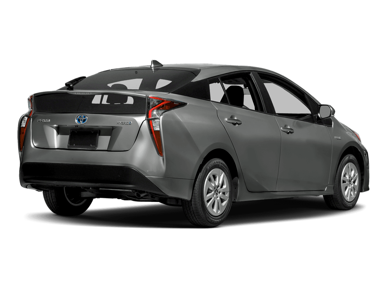 2018 Toyota Prius Two - Rear 3/4, facing to the right