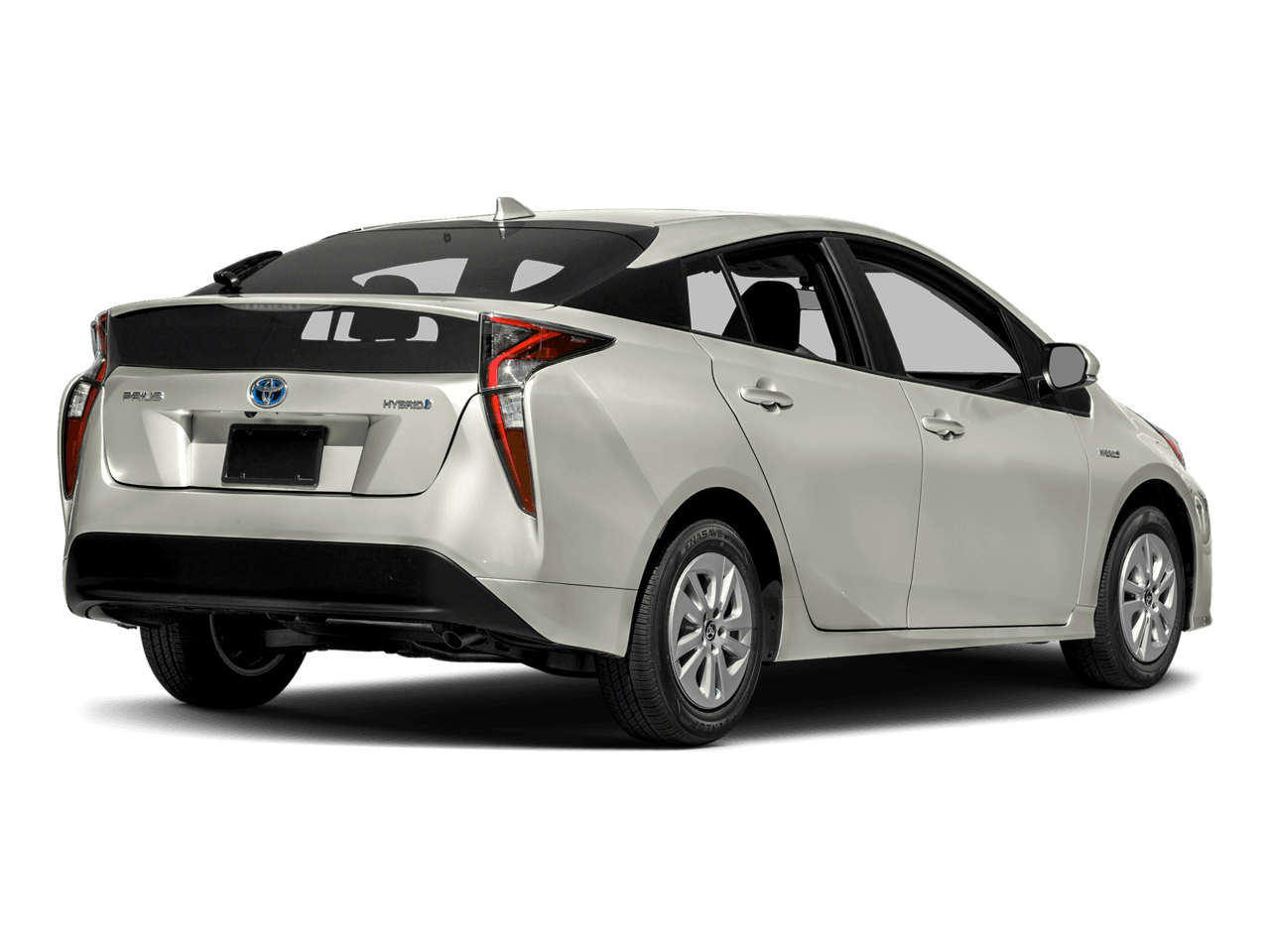 2018 Toyota Prius Two - Rear 3/4, facing to the right
