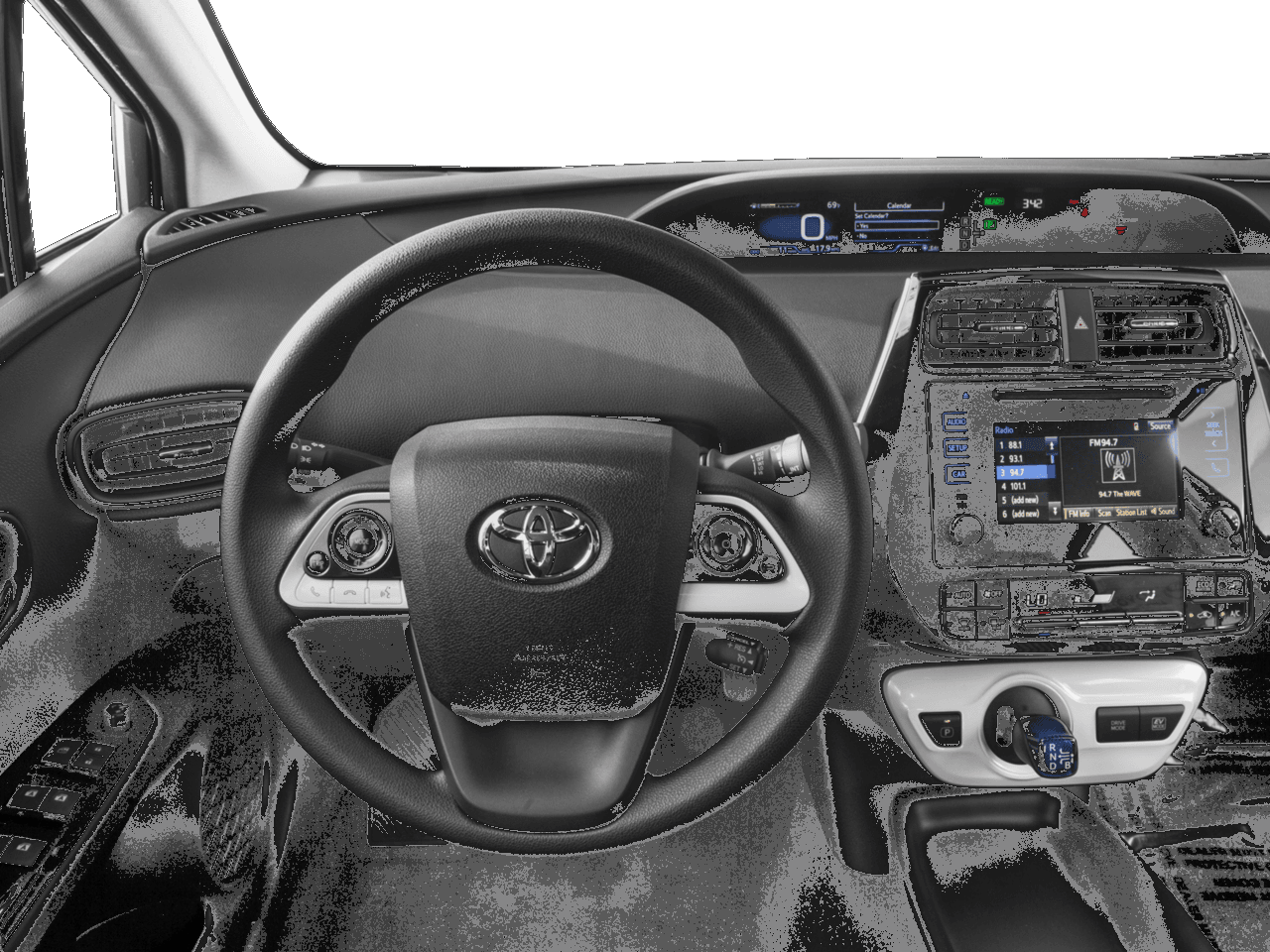 2018 Toyota Prius Two Eco - Interior Drivers Dash