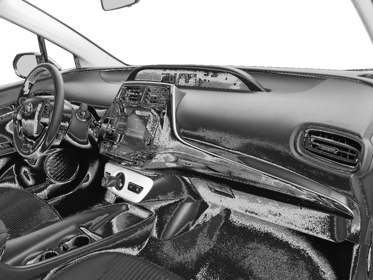 2018 Toyota Prius Two Eco - Interior Passenger Dash