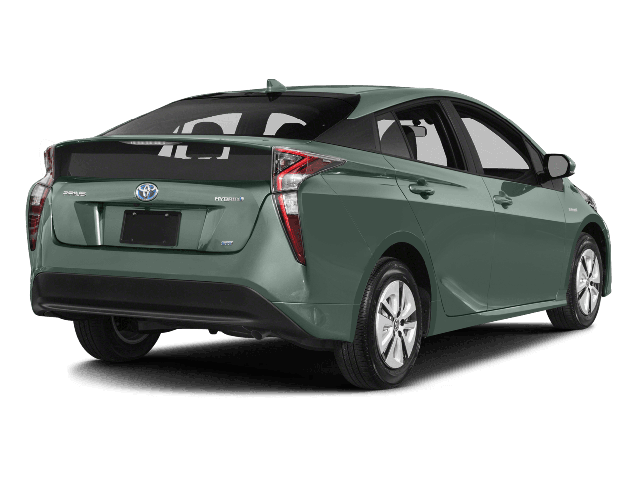 2018 Toyota Prius Two Eco - Rear 3/4, facing to the right