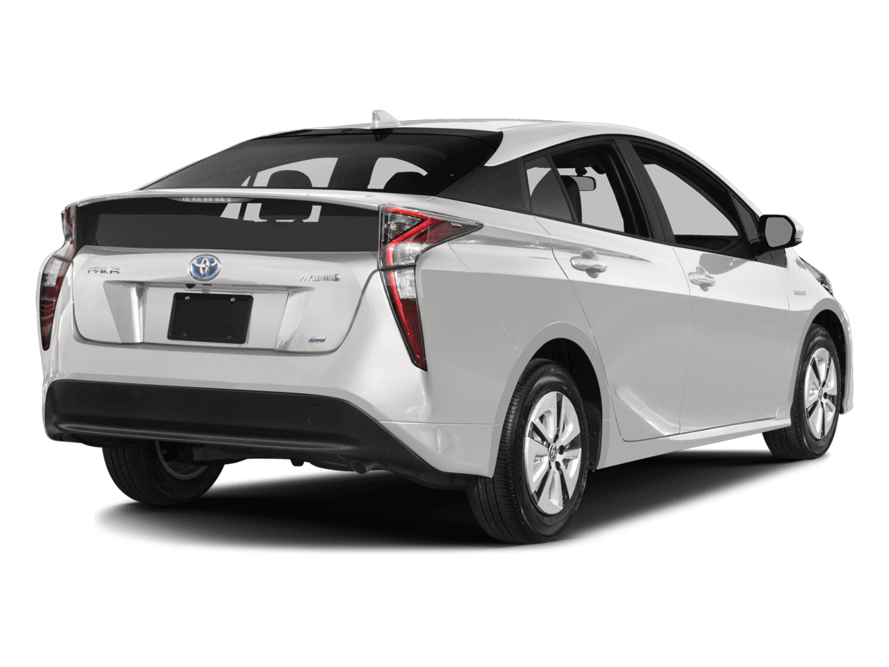 2018 Toyota Prius Two Eco - Rear 3/4, facing to the right