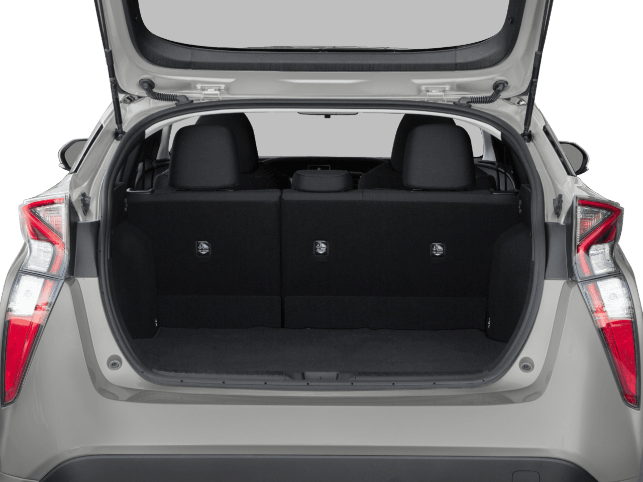 2018 Toyota Prius One - Interior Trunk with Hatch Open Feature