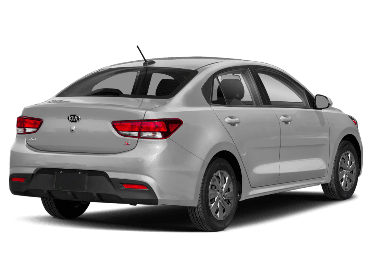 2018 Kia Rio LX - Rear 3/4, facing to the right