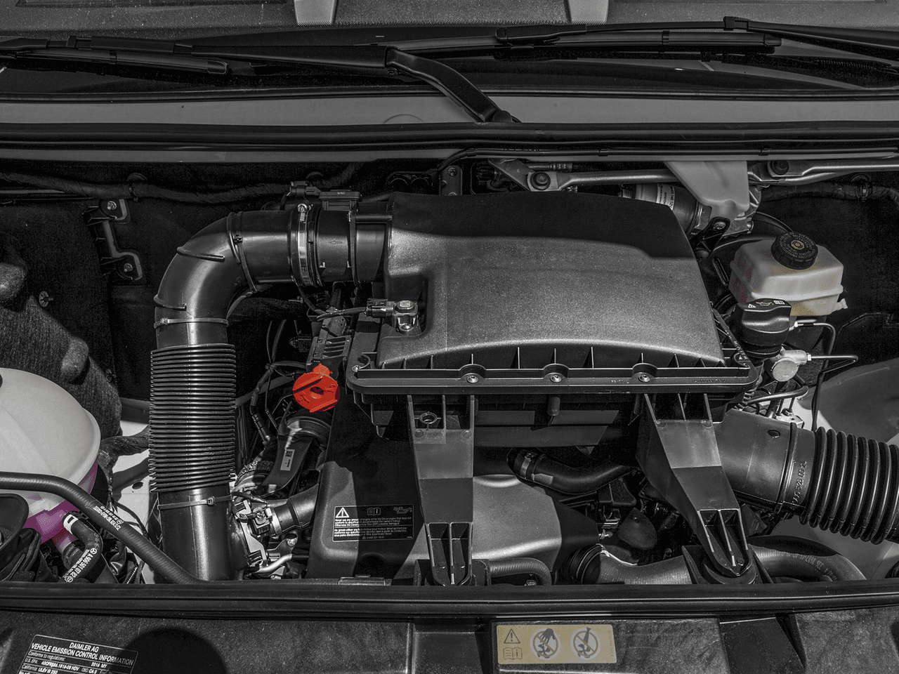 2018 Mercedes-Benz Sprinter Cargo Van Worker - Interior Engine Shot Feature