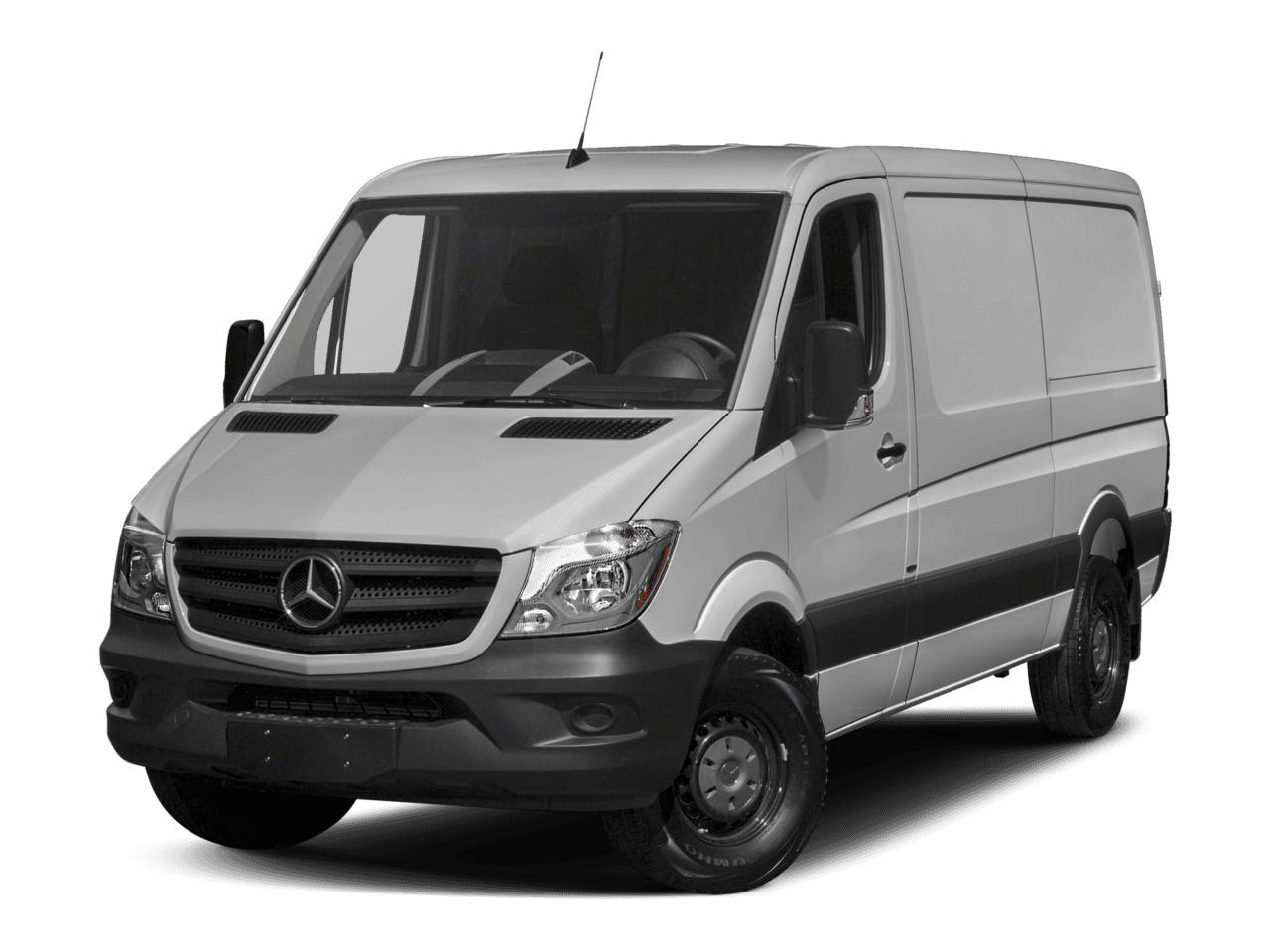 2018 Mercedes-Benz Sprinter Cargo Van Worker - Front 3/4, facing to the left