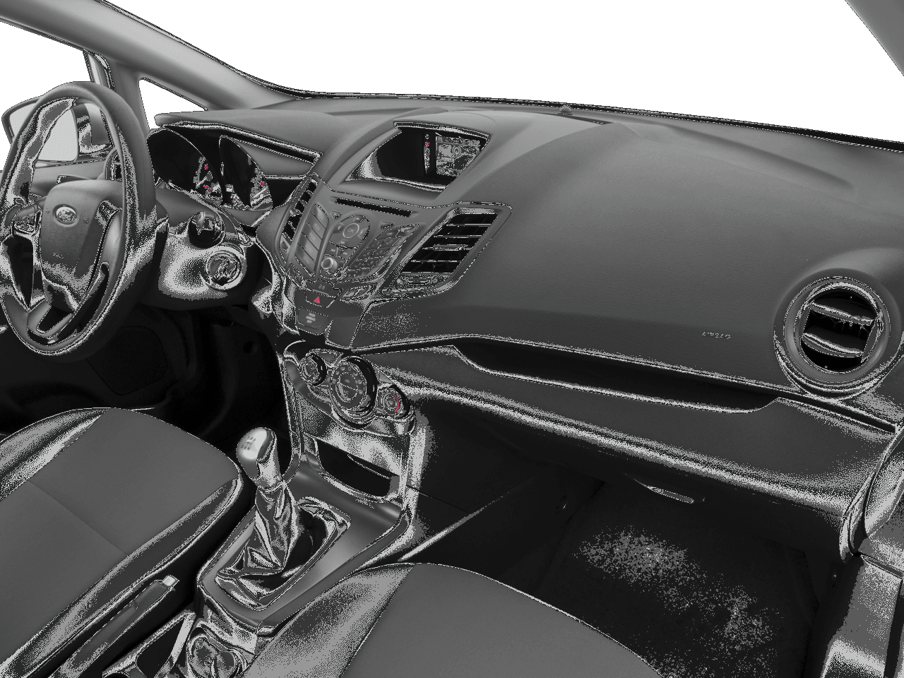 2018 Ford Fiesta S Sedan - Interior Passenger Dash