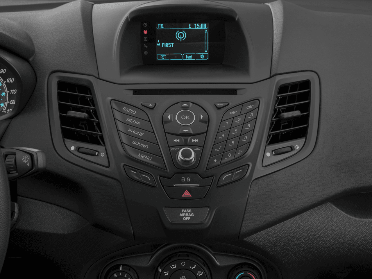 2018 Ford Fiesta S Sedan - Interior Stereo System