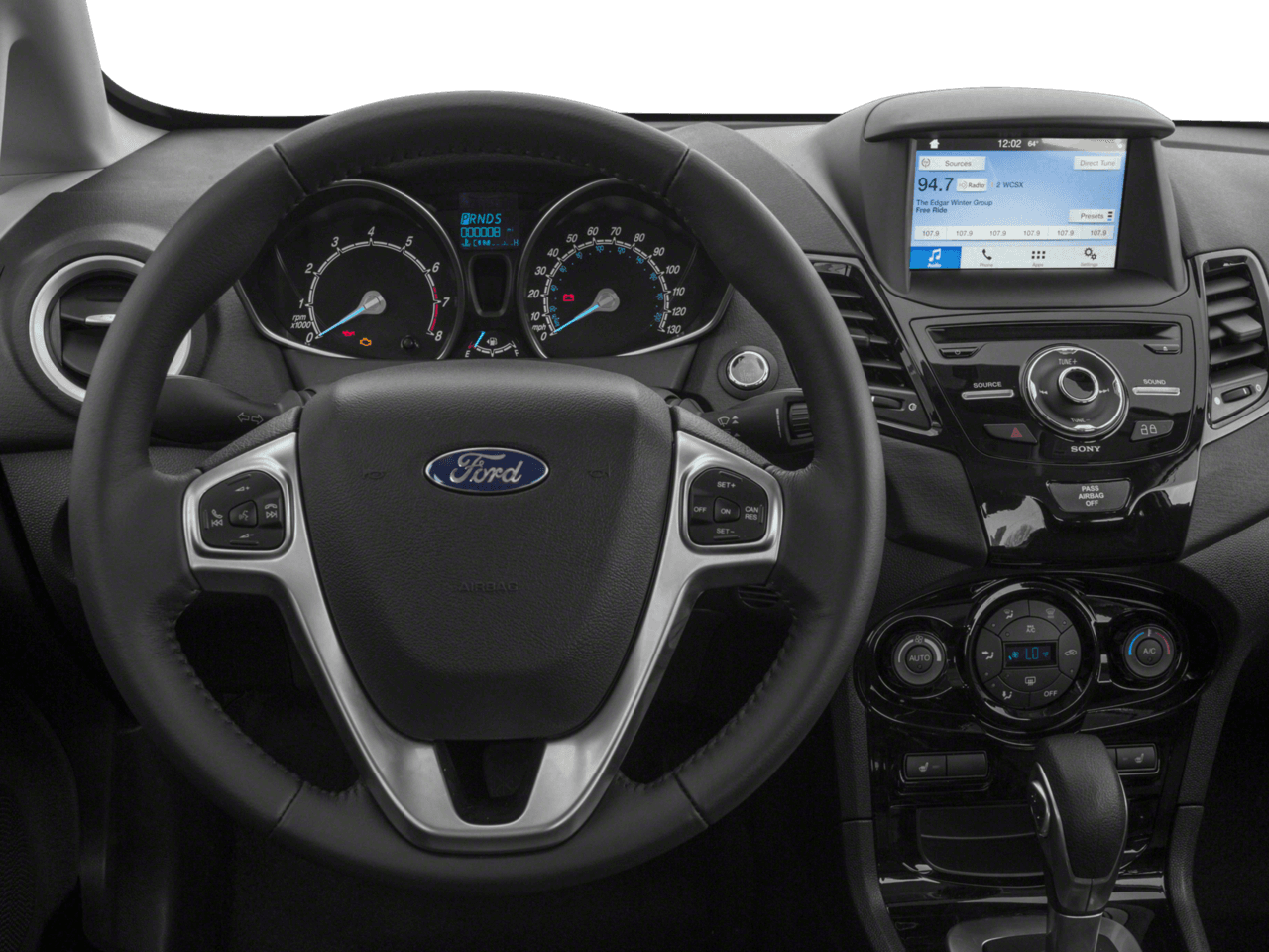 2018 Ford Fiesta Titanium Sedan - Interior Drivers Dash