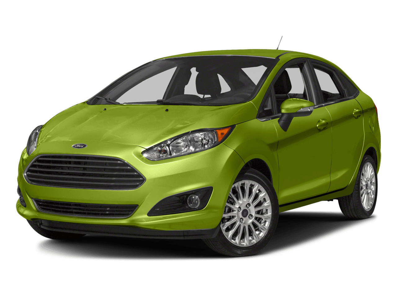 2018 Ford Fiesta Titanium Sedan - Front 3/4, facing to the left