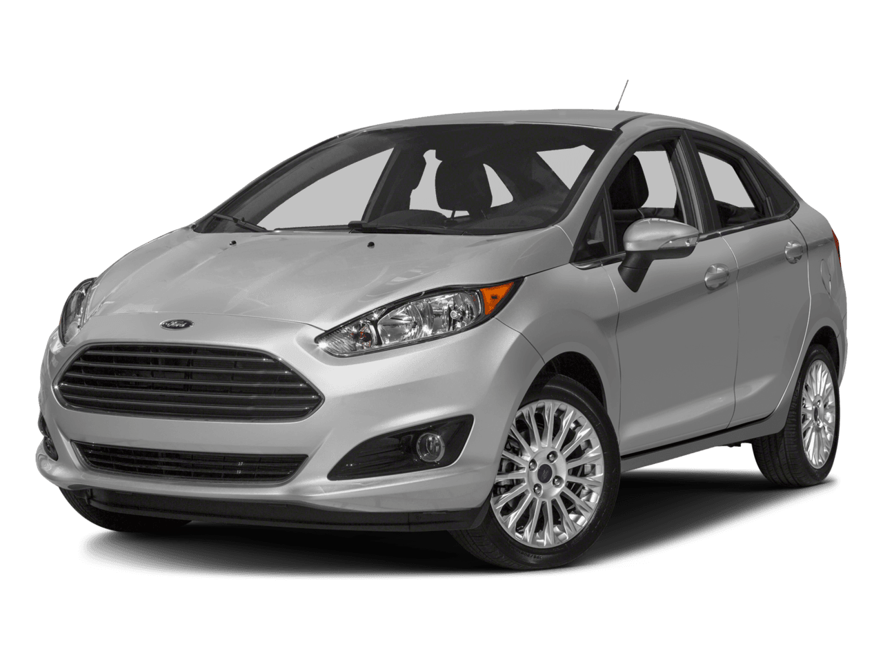 2018 Ford Fiesta Titanium Sedan - Front 3/4, facing to the left
