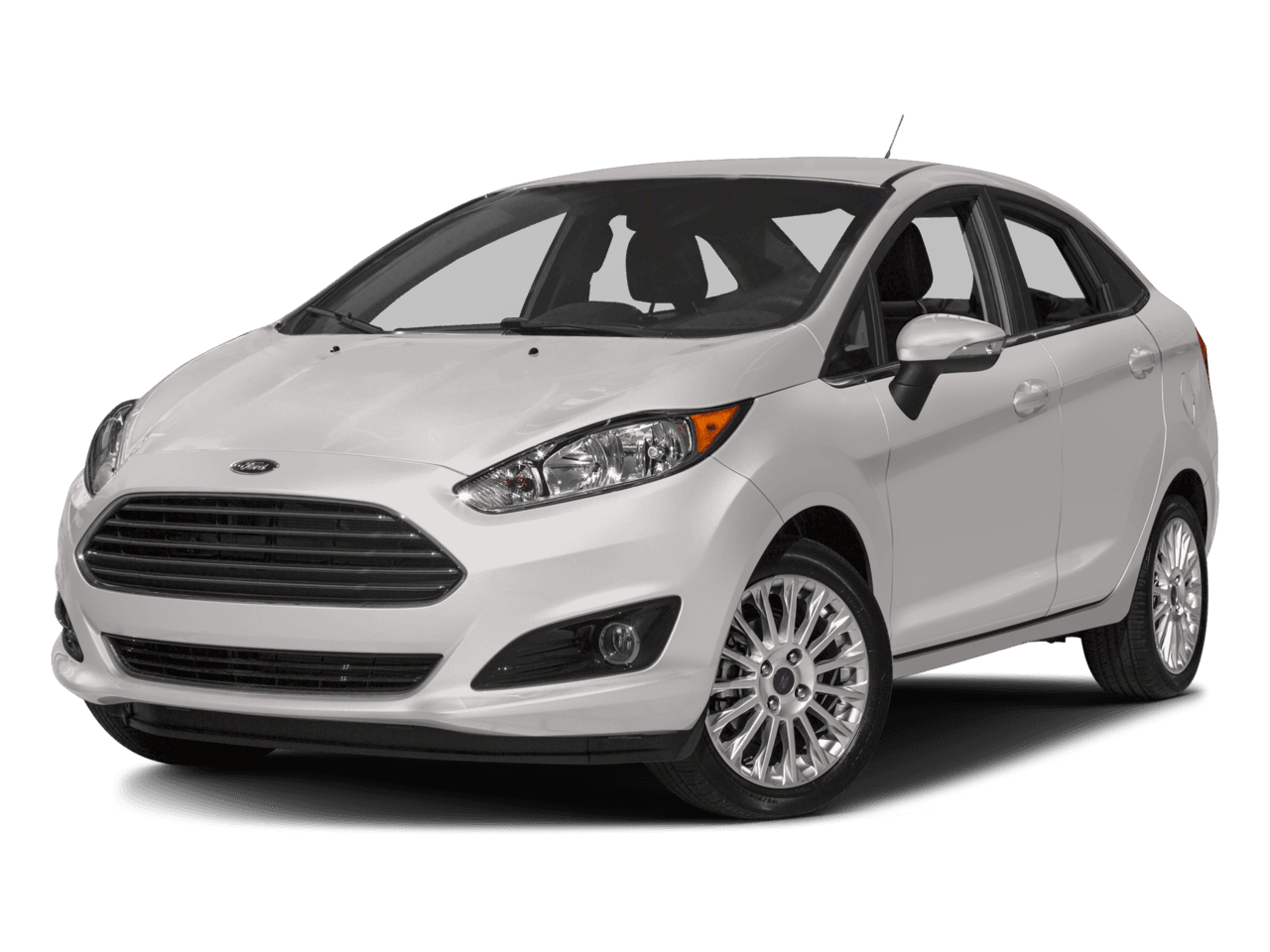 2018 Ford Fiesta Titanium Sedan - Front 3/4, facing to the left