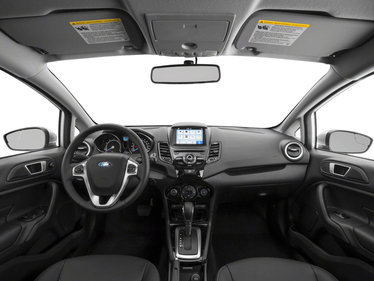 2018 Ford Fiesta Titanium Sedan - Interior Full Dash Basic