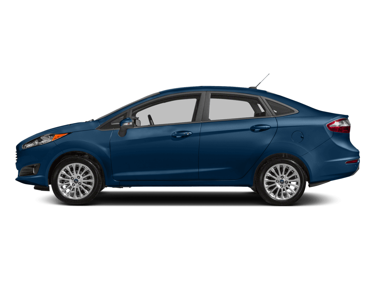 2018 Ford Fiesta Titanium Sedan - Profile, facing to the left