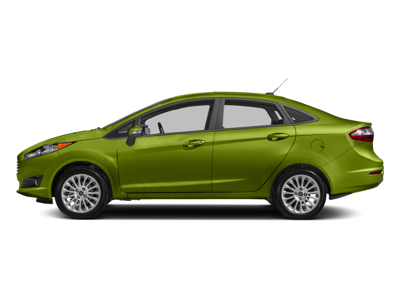 2018 Ford Fiesta Titanium Sedan - Profile, facing to the left