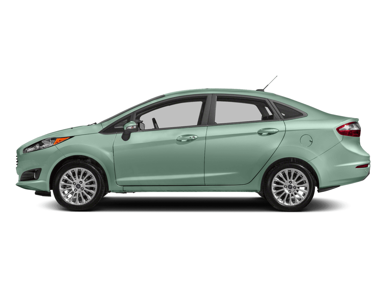 2018 Ford Fiesta Titanium Sedan - Profile, facing to the left