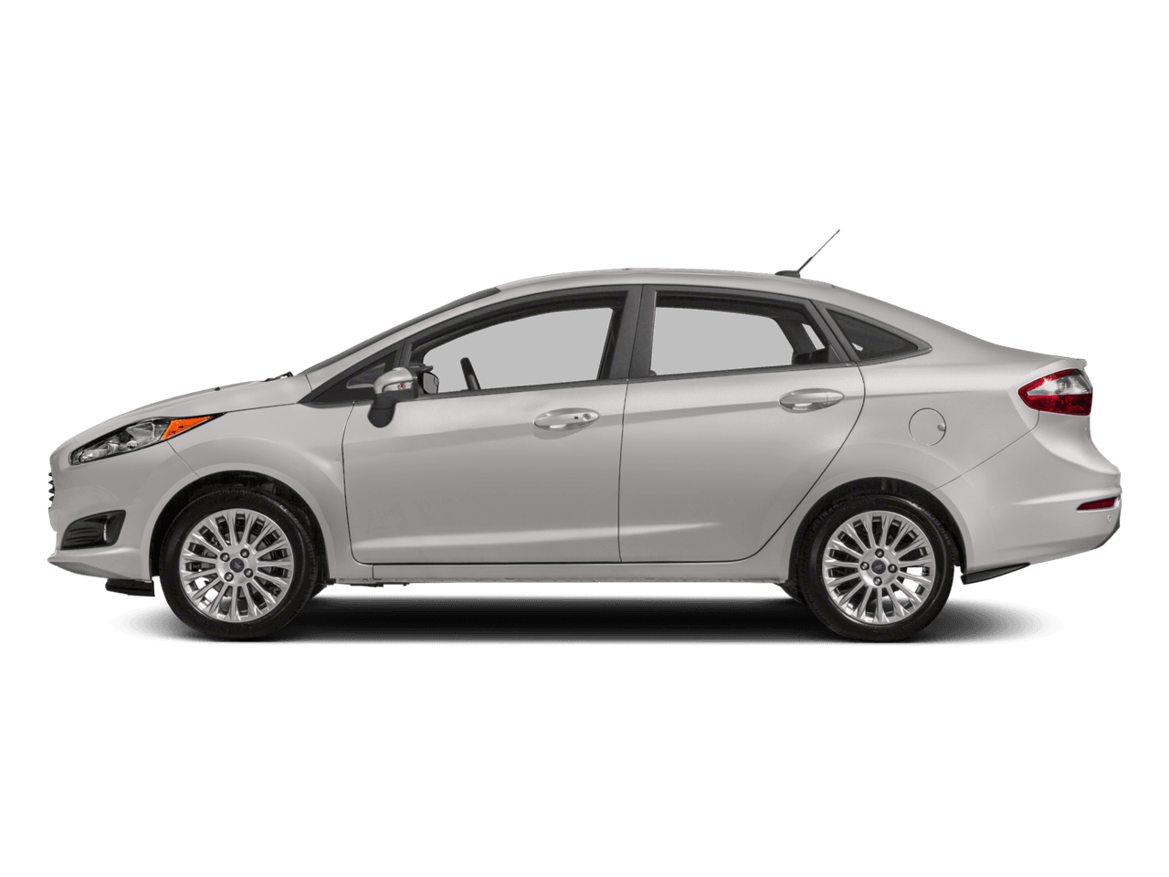 2018 Ford Fiesta Titanium Sedan - Profile, facing to the left