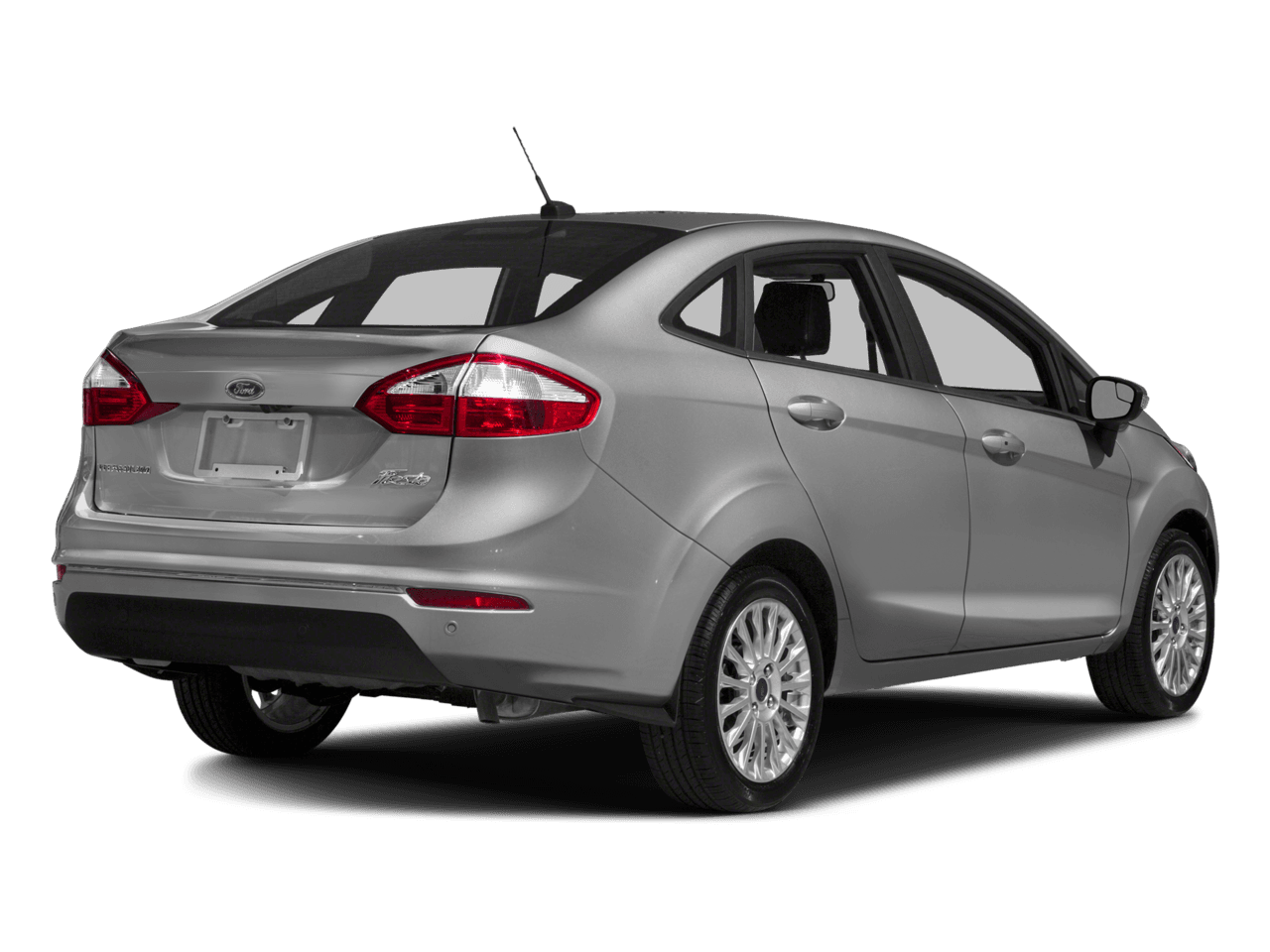 2018 Ford Fiesta Titanium Sedan - Rear 3/4, facing to the right