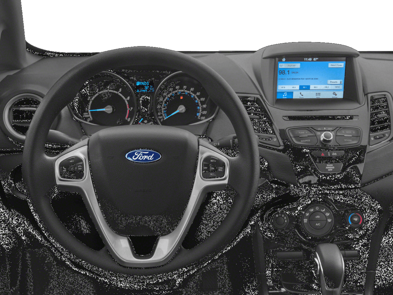 2018 Ford Fiesta S Hatch - Interior Drivers Dash