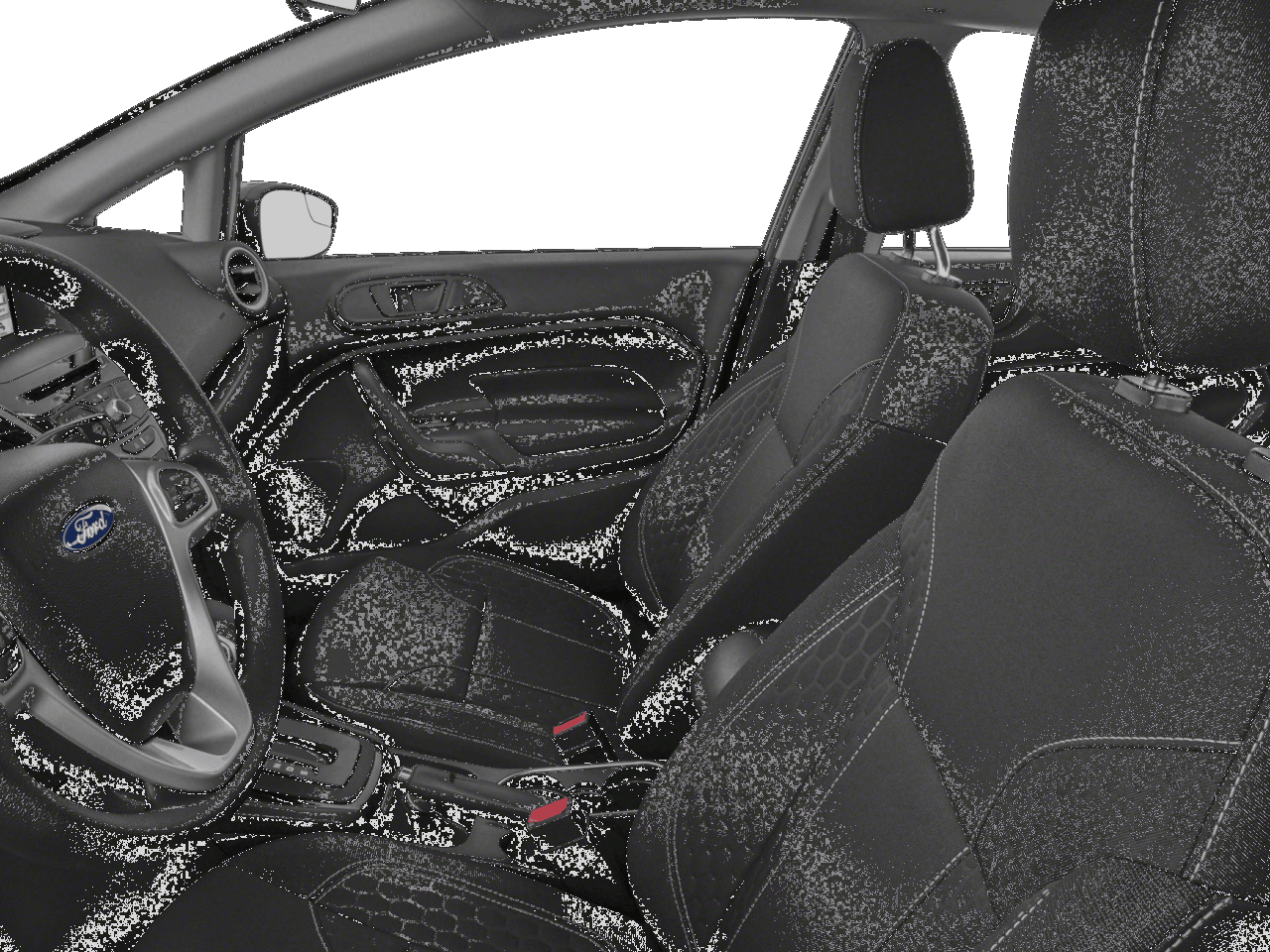 2018 Ford Fiesta S Hatch - Interior Driver's Side with Door Open, Front Seat Feature